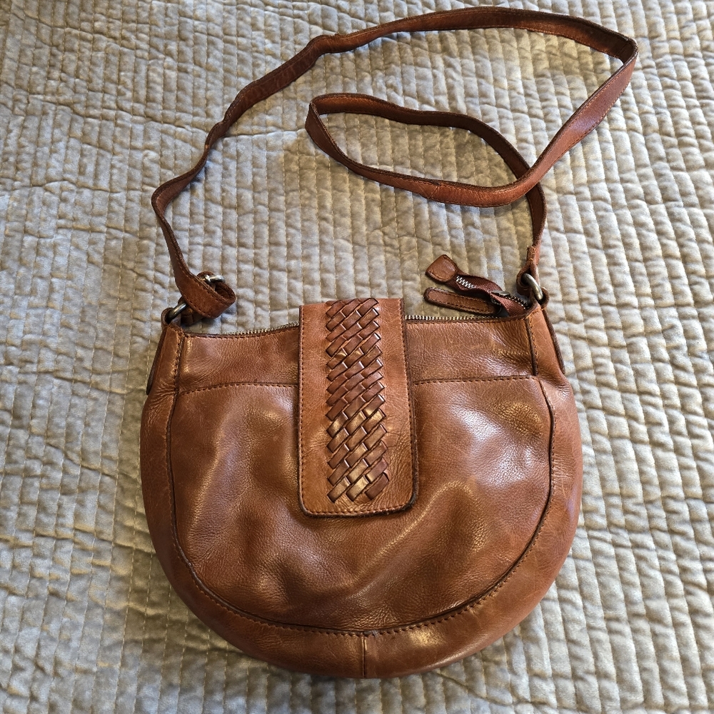 Cute leather crossbody